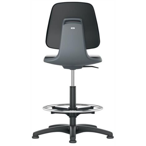 interstuhl Chaise de bureau Labsit Patins de sol + Anneau repose-pieds - 9121-2000-3285 (1/8)