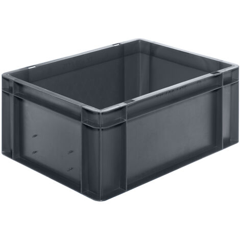 LA-KA-PE bacs de transport L400xB300xH175mm - TK400/175-0 GRIS