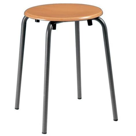 interstuhl Tabouret empilable Hauteur d'assise 500 mm Diamètre d'assise 300 mm - 9424 (1/2)