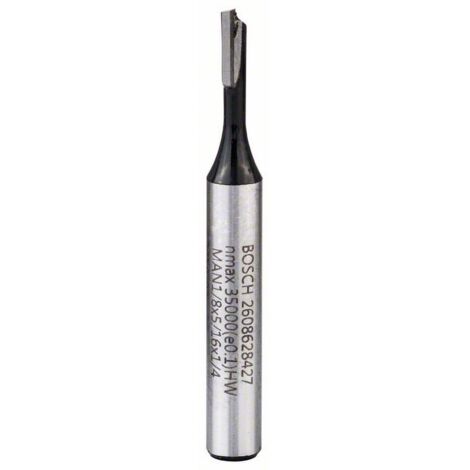 Bosch – Fraise pour défonceuse 1/4' Ø 3,2 mm L 7,7 mm tige 51 mm pour bois dur et composite – 2608628427 (1/5)