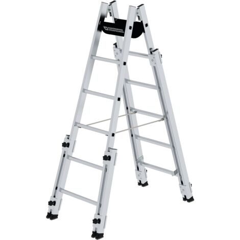 Günzburger Steigtechnik Aluminium Escabeau 2x6nombre de barreaux - 033512 (1/5)
