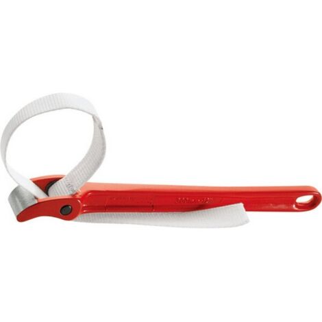 ROTHENBERGER Pince à sangle pour tuyaux/robinetterie, 8" / 220mm avec sangle nylon interchangeable - 70241 (1/2)