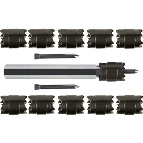 RUKO Kit de fraises à souder Ø 10 mm HSS-G 13 pcs. - 101104 (1/2)