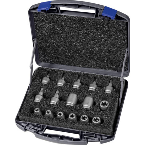 ASW Coffret de clés à chocs 720 E TX 16 OL 16 pièces 1/2" T/E - 173841 (1/5)