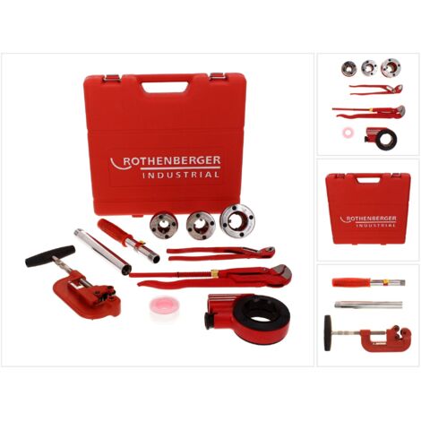 ROTHENBERGER Industrial Profi Sanikit pour bricoleurs en mallette 10 pièces - 070673E (1/5)