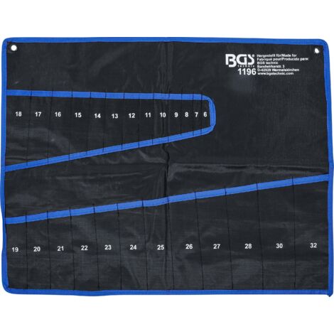 Poche vide BGS modèle 1196 tissu Tetron 18 1x4 3x28 cm (1/3)