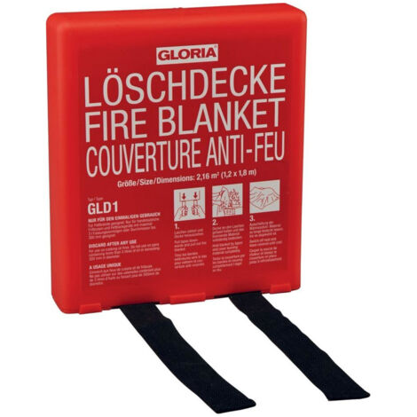 GLORIA Couverture extinctrice DIN EN 1869:2001 L1800xl1200mm - 25151218