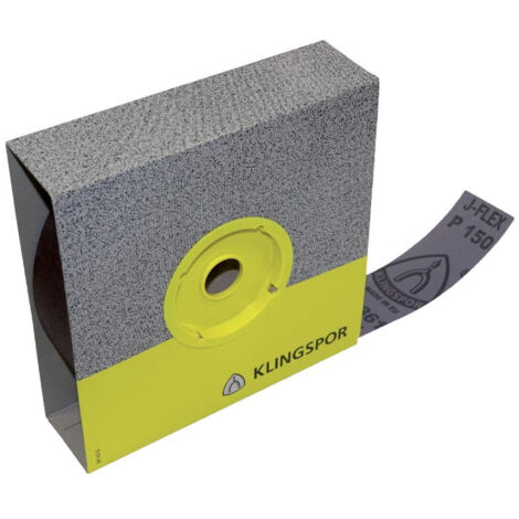 KLINGSPOR Rouleau de tissu abrasif KL 361 JF 50 m x 40 mm grain 150 - 3839