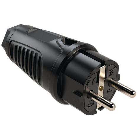 Jäger Direkt fiche à contact de protection ( 4000873863 ) 10-/16 A 250 V IP54 caoutchouc plein (1/3)