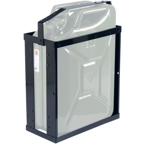 Support pour bidon 20L en tôle d'acier – Rembourrage caoutchouc pour maintien sécurisé – Compatible avec Valpro – KR0043