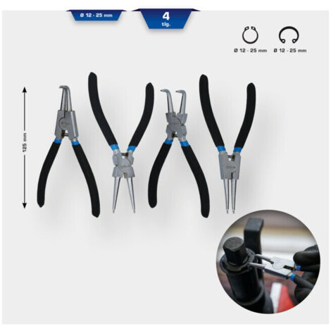 Brilliant Tools Jeu de pinces à circlips, 4 pcs, 125 mm (1/5)