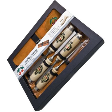 Gouge à bois pour bois dur – Jeu de buri n° 1151 LRT – Coupe nette sans éclat – Outil professionnel – Kirschen