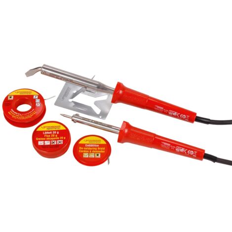Rothenberger – Set fer à souder professionnel 35060 – 25W et 80W – Température jusqu'à 550°C – Temps de chauffe 6s – Pour soudage électronique et tôles - Y208961