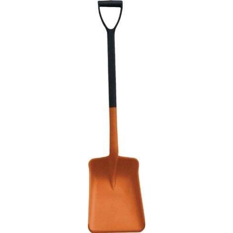 Pelle tout usage, plaque en PP orange, dimensions 350 x 260 x 80 mm (1/5)