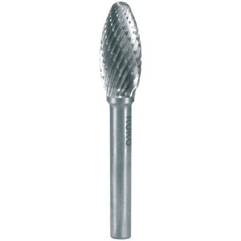 RUKO Fraise carbure FLH Ø 6 mm Longueur tête 14 mm Ø queue 6 mm Denture KVZ 4 - 116217 (1/5)