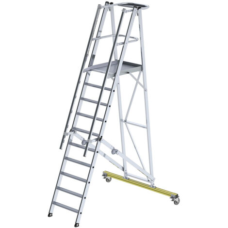 MUNK, Plate-forme mobile en aluminium, avec garde-corps sur 3 (1/5)
