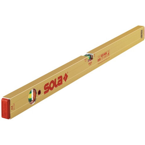 Niveau à bulle AZ 40 cm en aluminium or 0,5 mm/m