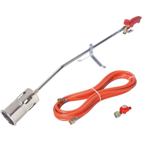 ROTHENBERGER Industrial ROMAXI Kit chalumeau à réchauffer avec flexible propane de 5 m et régulateur de pression constant pour propane - 030957E (1/10)
