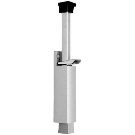 DENI Arrêt de porte 3837 0060 22 Zinc moulé sous pression argenté laqué Hauteur de levage 90 mm Montage de porte - 3836 0090 22 (1/3)