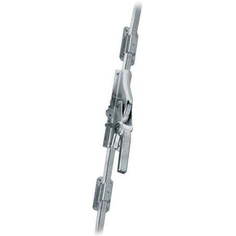 Crémone acier 170x36 mm – Carré 10 mm – Mécanisme DIN gauche/droite – Finition galvanisée – TT90210V – Fuhr