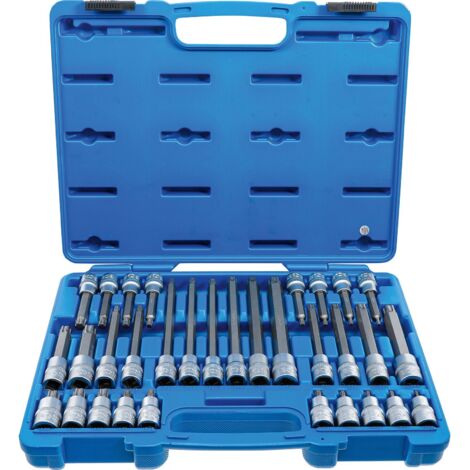 BGS Jeu d'embouts de tournevis entraînement carré intérieur 12,5 mm (1/2") profil TP (pour Torx Plus) TP20 - TP70 32 pcs - 5190 (1/5)