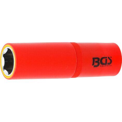 BGS VDE embout de clé à douille six pans entraînement carré femelle 12,5 mm (1/2") SW 17 mm - 72067 (1/3)
