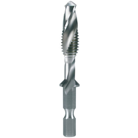 RUKO Foret-taraud combiné "Long" HSS rectifié M 6 - 270017 (1/5)