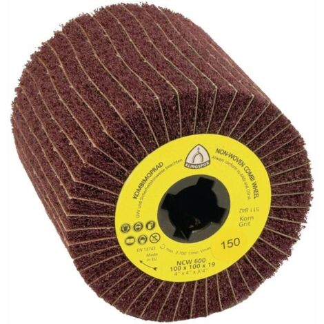 KLINGSPOR Rouleau de satinage NCW 600 S COMBI 180 - 258908