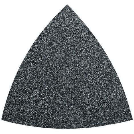 Abrasifs FEIN Grain 40 - 80x80mm Non Perforés - Lot De 50 - Pour Ponçage Matériaux Divers - Auto-Agrippant