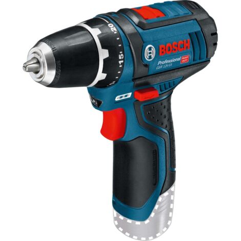 Bosch – Perceuse-visseuse à batterie 12V – Couple 30Nm – 0-1300 tr/min – Design compact pour espaces confinés – Protection électronique