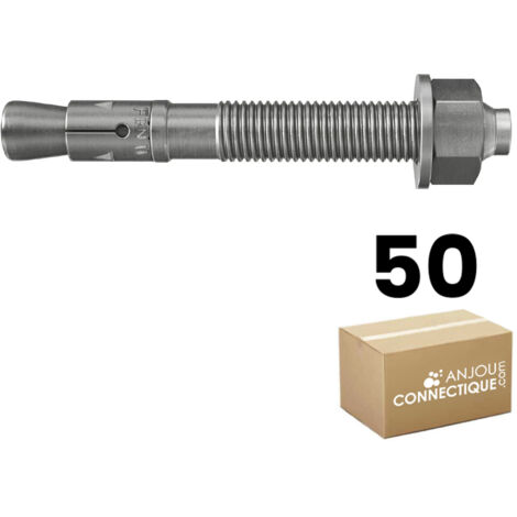 Fischer 50x Ancrage à cheville FBN II 10/10 R acier inoxydable - 507558