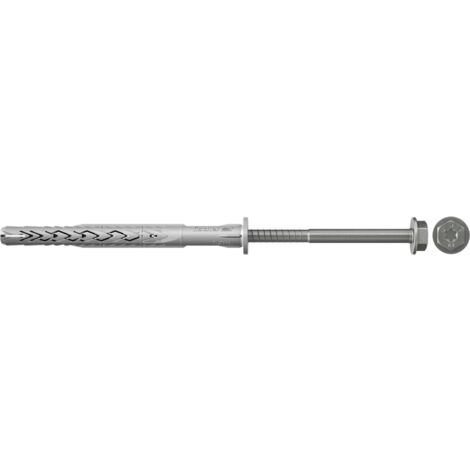 Fischer Cheville longue 50x SXRL 8 x 80 mm FUS Vis hexagonale avec rondelle acier inoxydable A4 - 540136 (1/4)