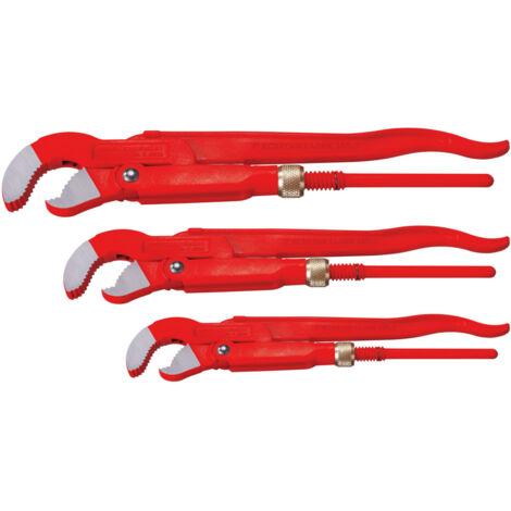 ROTHENBERGER Jeu de pinces: Clés serre-tube d'angle 1" - 1 1/2" - 2" - 070130X (1/3)