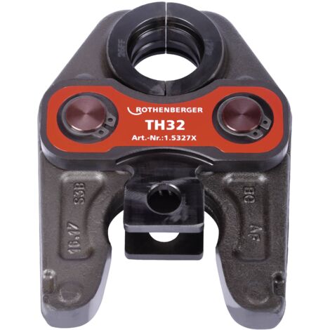 Mâchoire de sertissage TH32 pour tubes 32mm – Procédé DURA LAZR TEC – Usure minimale et longévité accrue – Accessoire pour presse d'atelier