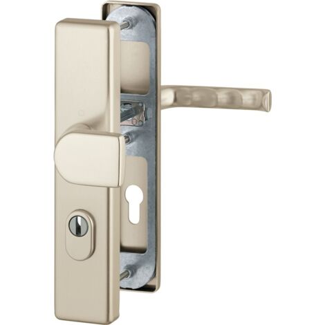 HOPPE Garniture de protection London 78G/2222ZA/2410/113 Alu.F2 72mm 41-46mm - 3701911 (1/3)