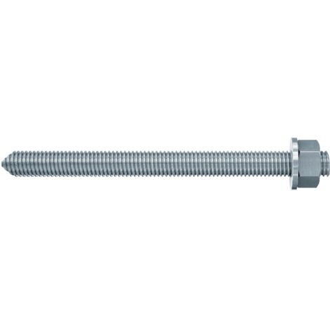 Fischer 10x tige d'ancrage RG M 16 x 500 mm électro-galvanisé qualité d'acier 5.8 - 095723