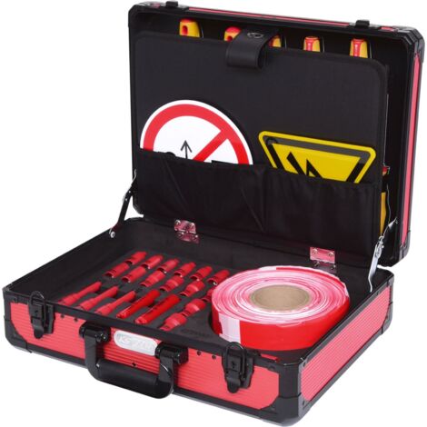Kstools – Coffret d'outils isolés 43 pièces pour véhicules hybrides et électriques – Norme IEC 60900 – Mallette aluminium avec mousse de protection (1/10)