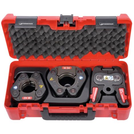 ROTHENBERGER Set de mâchoires de pressage M, 42-54mm, mâchoire intermédiaire S1 - 1000001500 (1/2)