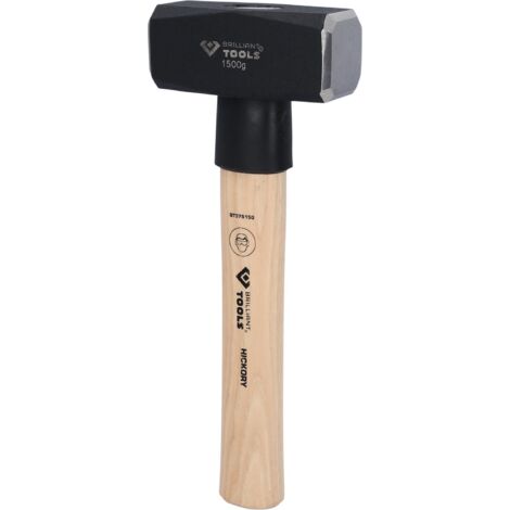 BRILLIANT TOOLS Marteau avec manche en hickory 1500 g - BT075150 (1/4)
