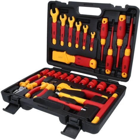Kstools – Coffret multi-outils isolés 26 pièces – Isolierung IEC 60900 – Pour véhicules hybrides et électriques – En plastique robuste (1/8)