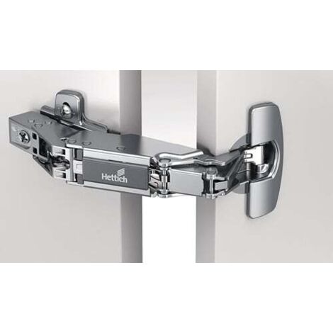 Hettich – Charnière grand angle Sensys 8657i THS 55 pour portes 15-32mm – Angle d'ouverture 165° – Acier nickelé – 9099603 (1/5)