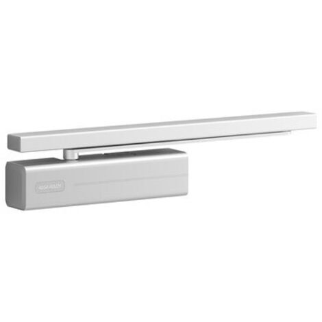 Fermeture automatique de porte à rail coulissant DC700 montage normal bandes.EN3-6 blanc 9016EN 3-6