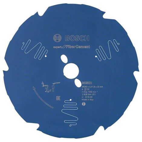 Lame de scie circulaire Bosch Expert for Fibre Cement pour scies à onglets et radiales 260 x 30 x 2,4 mm 6 - 2608644351