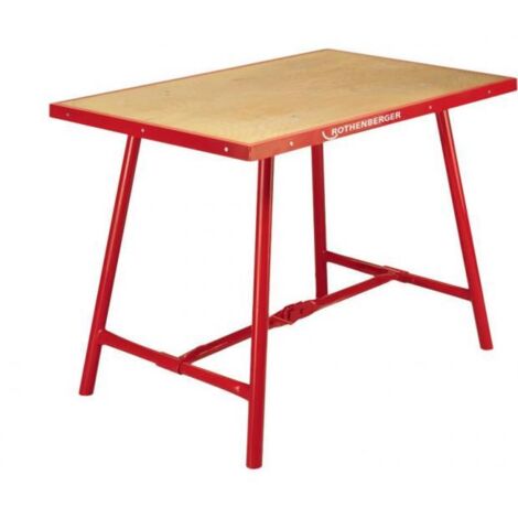 ROTHENBERGER Etabli de serrurier tubulaire, 1000x700x835mm avec rebord en acier - 70696 (1/2)