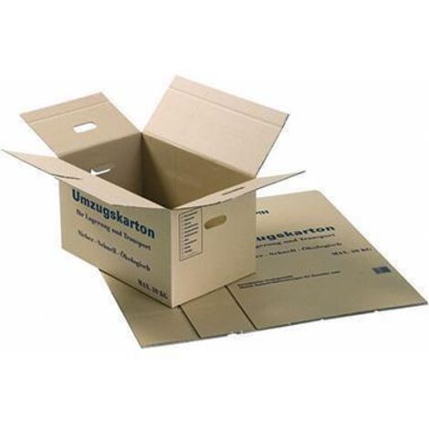 Carton de déménagement UZK 4 650x350x370mm brun (1/2)