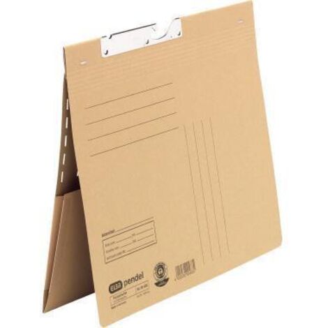 ELBA Pendelhefter 100570027 DIN A4 kaufm. Heftung Karton naturbraun (1/2)