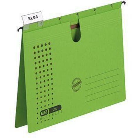 Dossier suspendu ELBA chic ULTIMATE 100552109 DIN A4 vert 5 pcs/paquet (1/5)