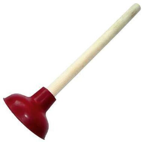 Saugglocke Holz/Gummi rot (1/2)