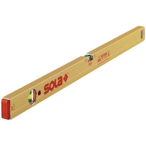 Sola Niveau à bulle professionnel aluminium doré 180 cm