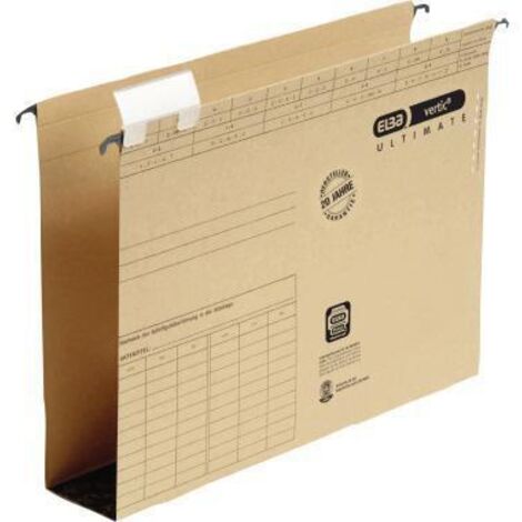 ELBA Hängesammler Ultimate A4 100570017 Hartpappe 6cm naturbraun (1/2)